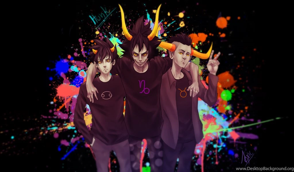 Homestuck: Karkat, Gamzee And Tavros By ProXyOdeaTh On DeviantArt