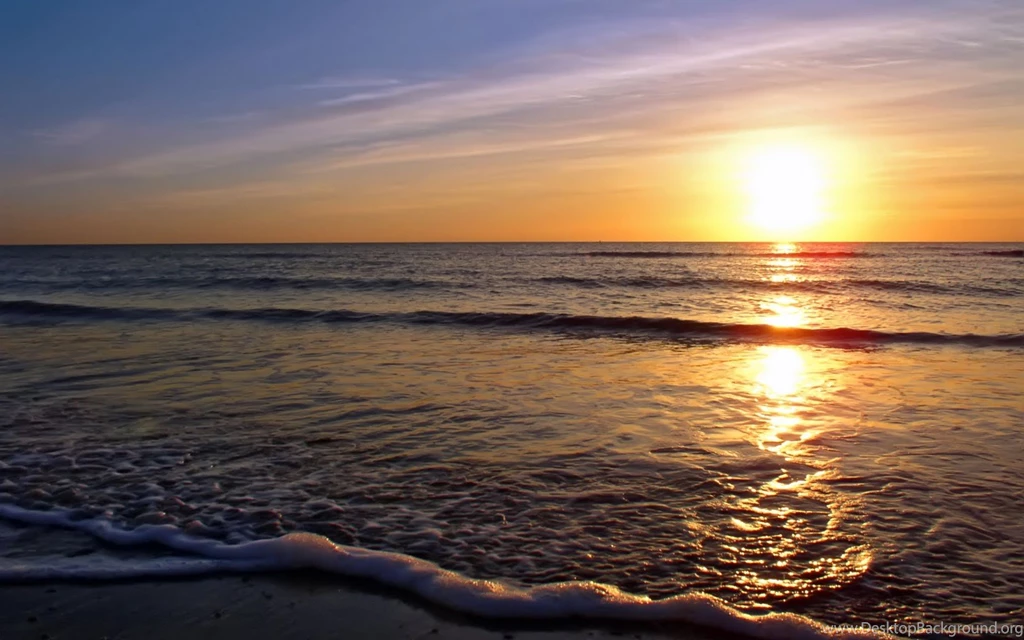 Beautiful Beach Sunsets Wallpaper.