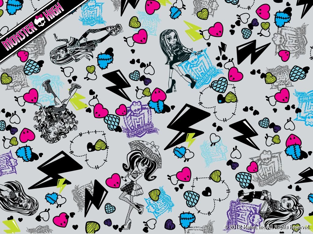 Monster High Collage Wallpapers 1024x768   Monster High Wallpapers ...