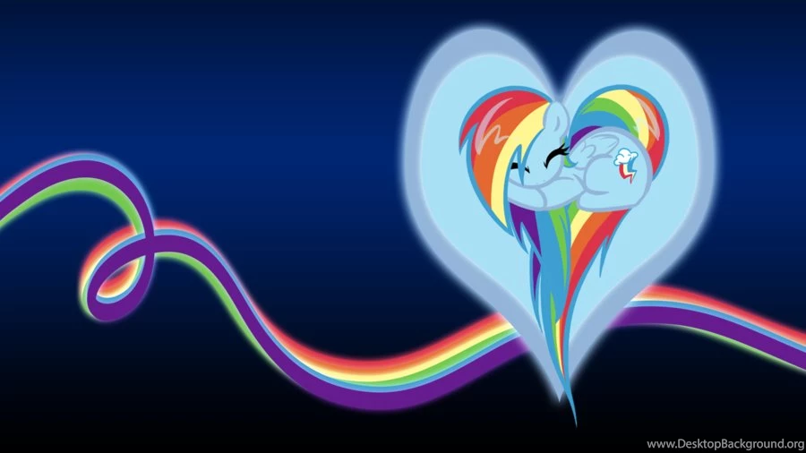 Rainbow Dash Heart BG By SirPayne On DeviantArt