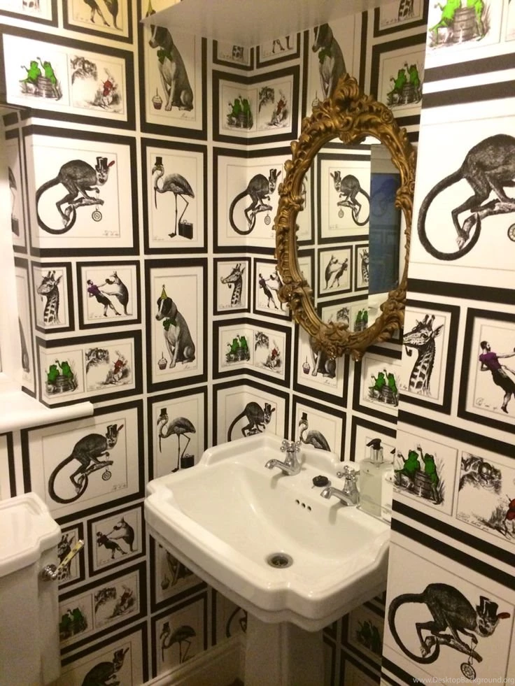 Downstairs Cloakroom Albany Wallpaper, Mad Dogs