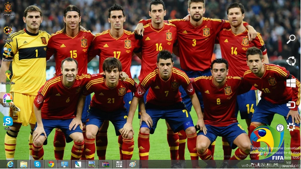 20 Spain National Football Team Fifa World Cup 2014 Theme For ...