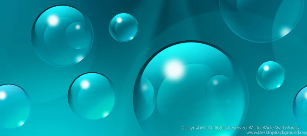 0002vcp Teal Bubbles