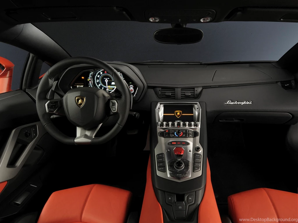 Black Lamborghini Aventador Bonnet Front View Desktop Wallpapers ...