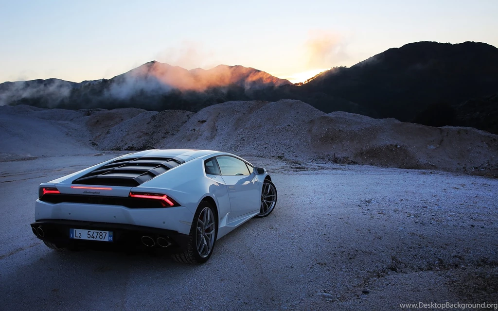 Lamborghini Huracan Silver For Desktop Wallpapers
