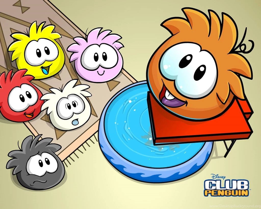PUFFLES! Club Penguin Wallpapers