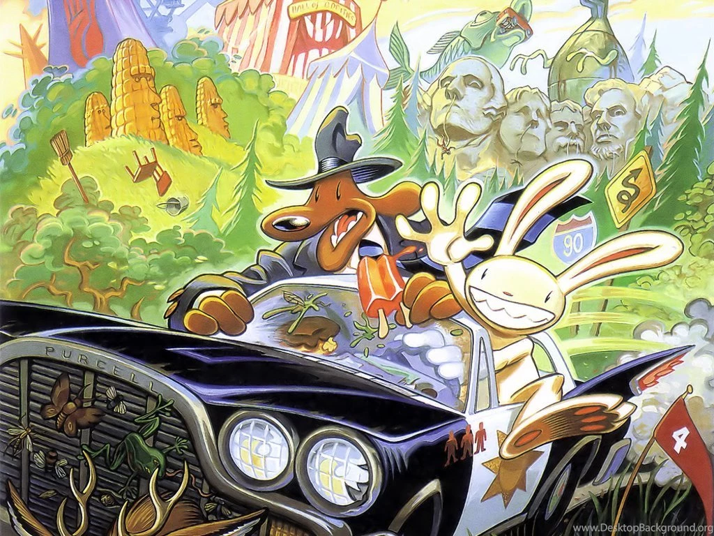 My Free Wallpapers   Games Wallpapers : Sam And Max