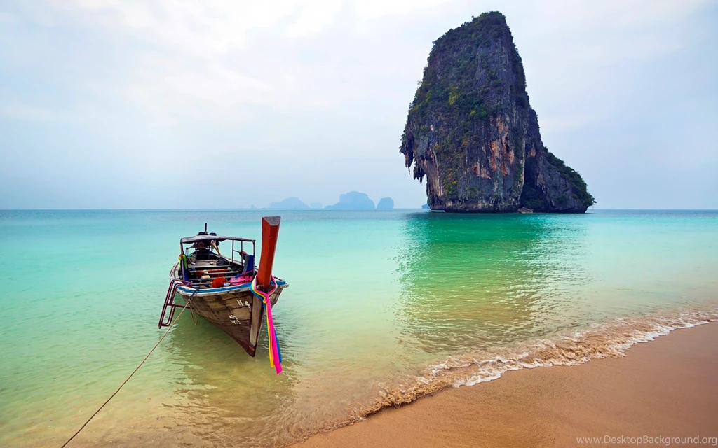 Railay Beach Thailand Wallpapers Stock Images