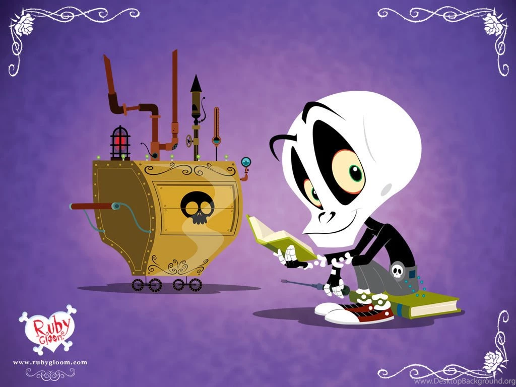 Skull Boy Ruby Gloom Wallpapers (2485041) Fanpop