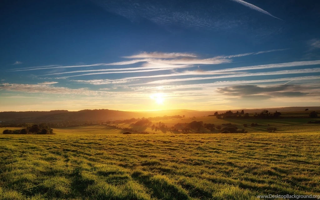 1440x900 Nice Hills Trees Lovely Sunset Desktop PC And Mac Wallpapers
