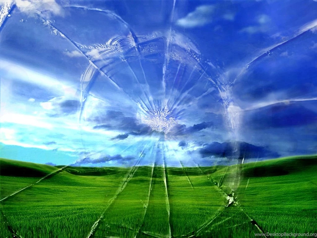10335) Windows 7 Broken Screen Desktop HD Wallpapers WalOps.com