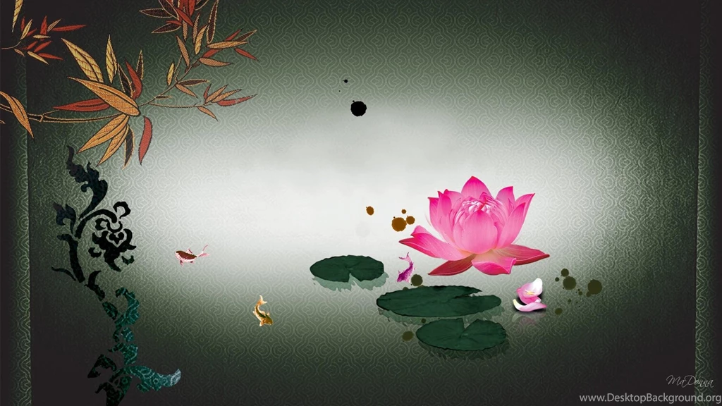 Oriental Water Lily Koi >> HD Wallpaper, Get It Now!