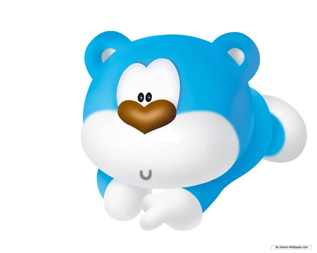 Free Wallpapers Free Cartoon Wallpapers Blue Bear Wallpapers ...