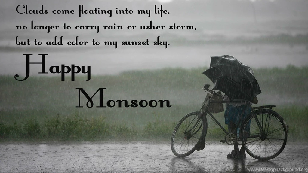 Happy Monsoon Wishes Quotes HD Wallpapers
