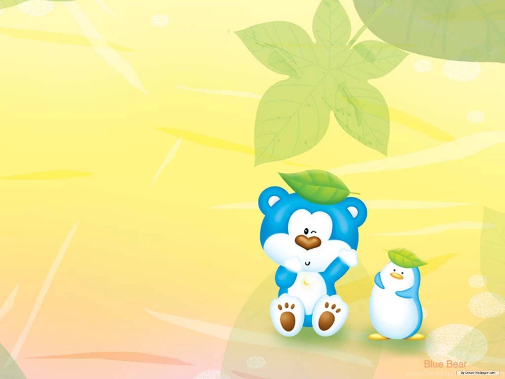 Free Wallpapers   Free Cartoon Wallpapers   Blue Bear Wallpapers ...