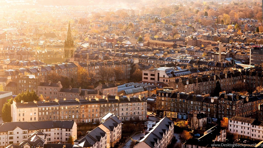 Download Wallpapers 3840x2160 Scotland, Edinburgh, Buildings, View ...