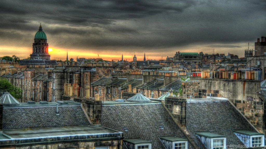 EDINBURGH SUNRISE WALLPAPER (