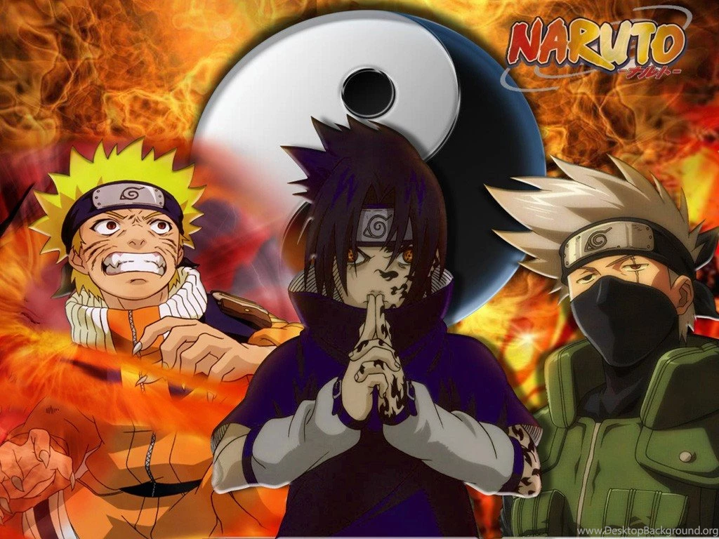 Download Naruto Sasuke Kakashi Free Wallpapers 1024x768 Desktop