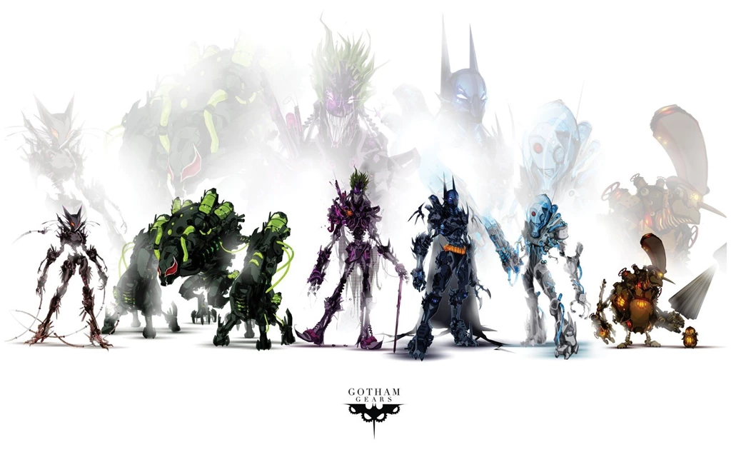 Batman, The Joker, Catwoman, Gears, Bane, The Penguin, Mr. Freeze ...