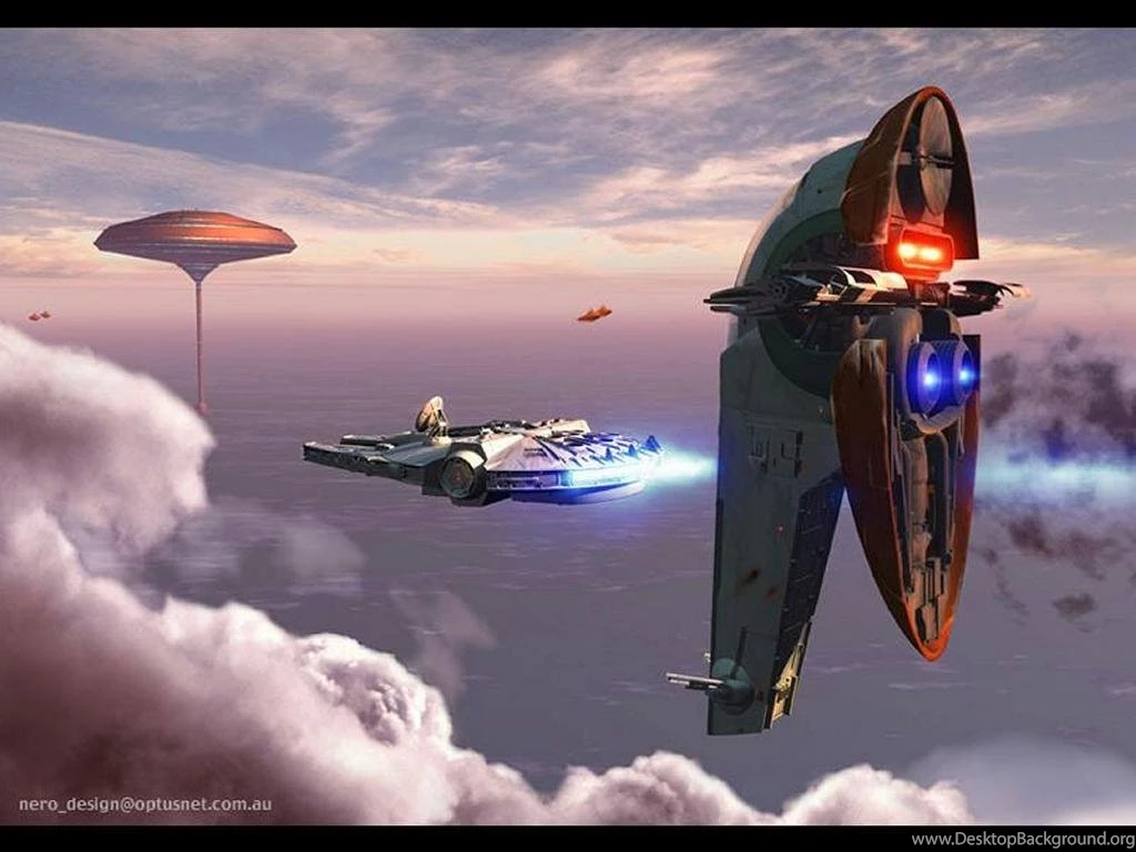 Millenium Falcon Race Wallpapers