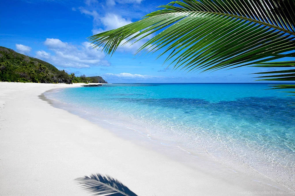 Beauty Fiji Island White Sand Photos Landscape