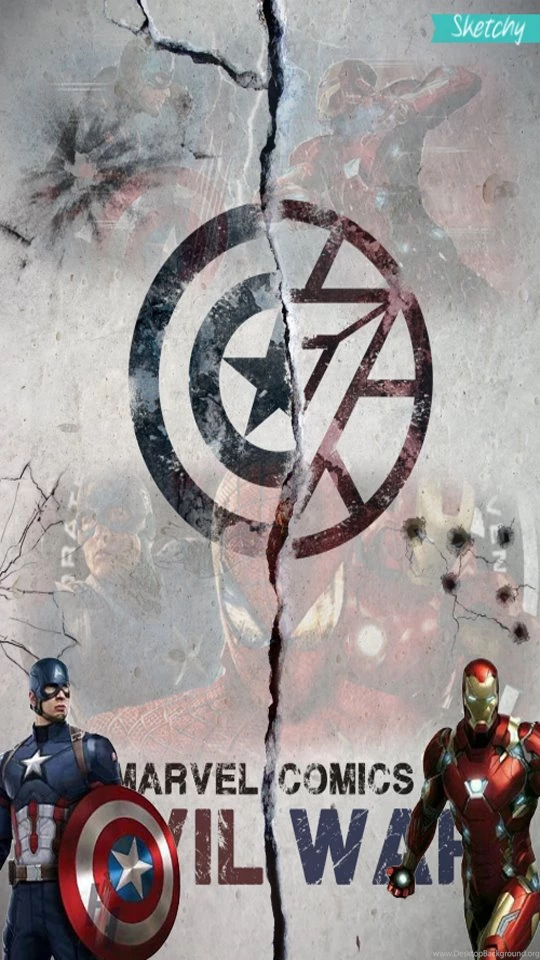 Civil War Phone Wallpaper. By IMrSketchy On DeviantArt