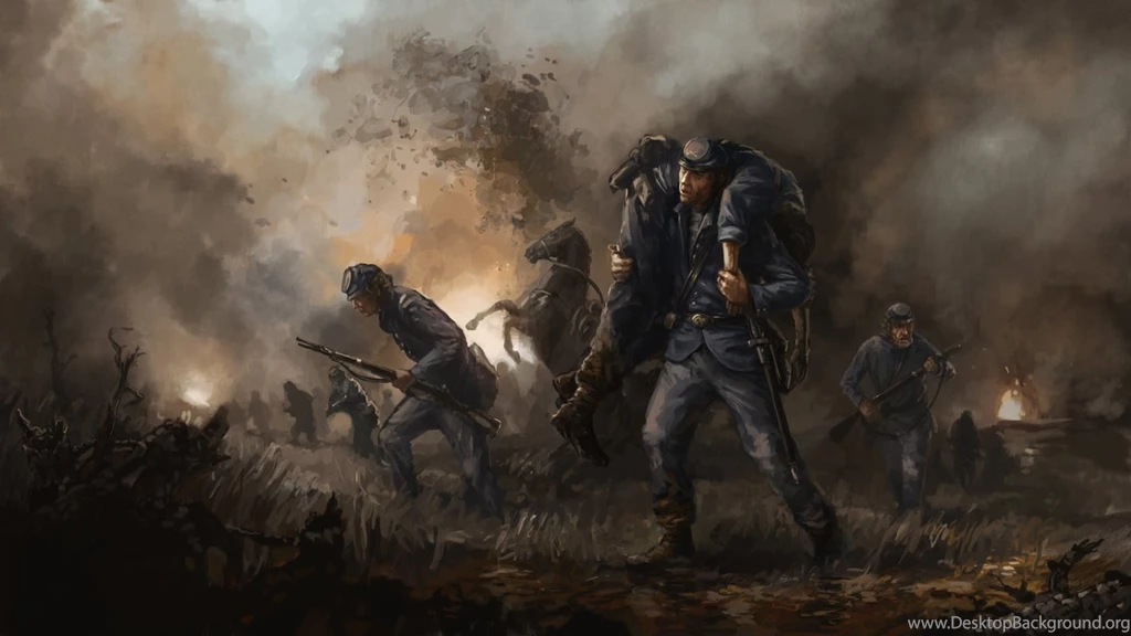 Civil War Battle Clipart   Wallpaper.