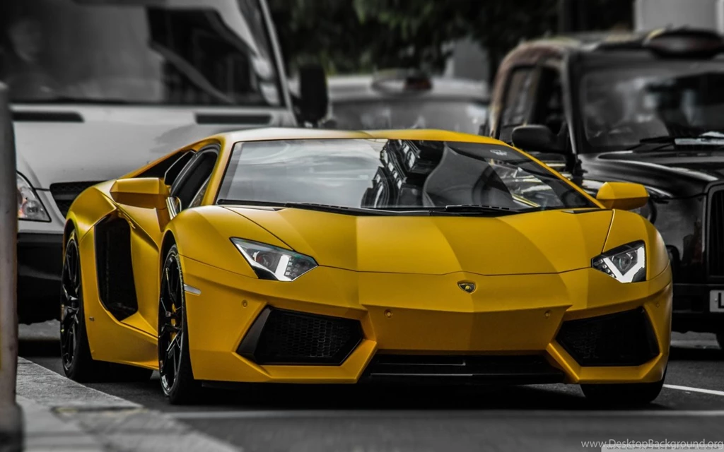 Yellow Lamborghini HDR HD Desktop Wallpapers : Widescreen : High ...