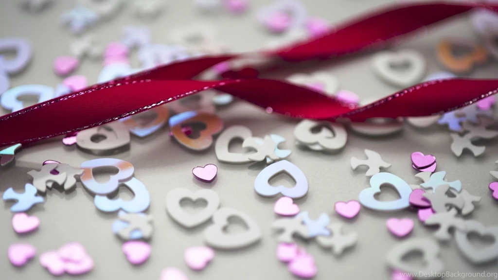 Heart Shaped Glitter Widescreen Wallpapers