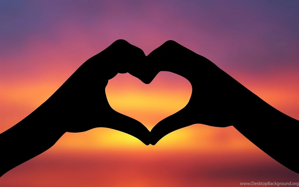Hands heart love photo wallpaper 1920x1200 Magic4Walls.com