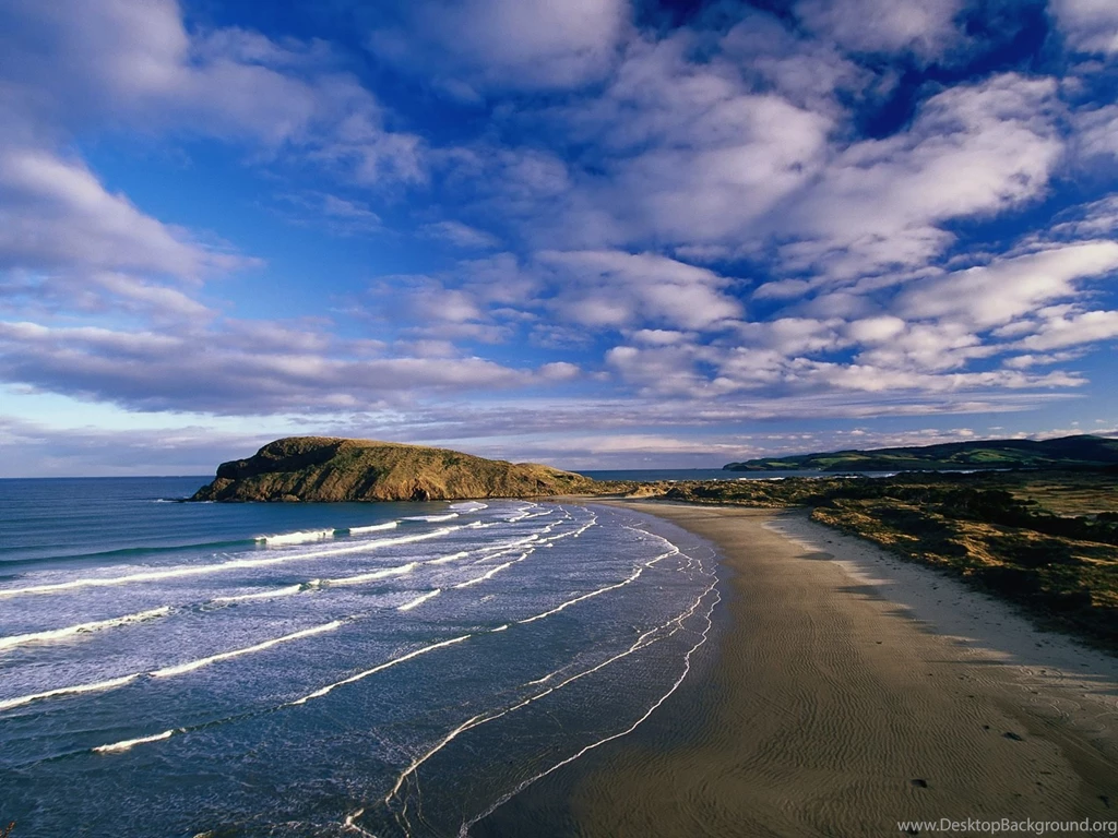 Cannibal Bay, South Island, New Zealand Wallpapers
