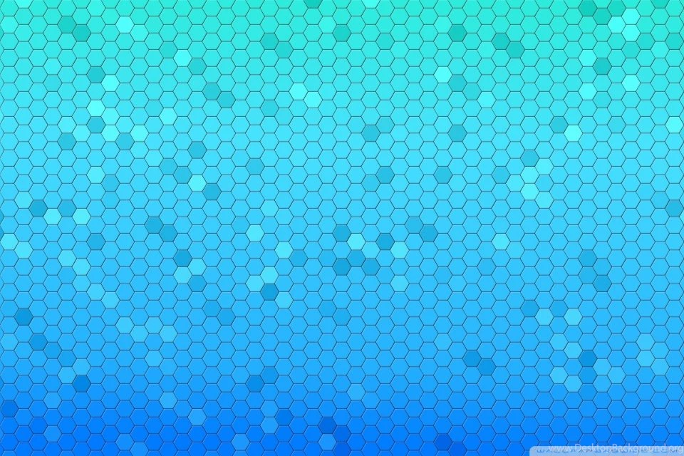 Blue Haxagons Pattern HD Desktop Wallpapers : High Definition ...