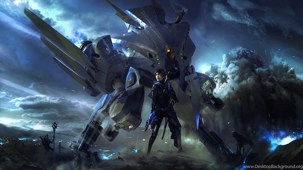 Soldiers, Blue, War, Outer Space, Skies, Ranger, Robotic :: Wallpapers