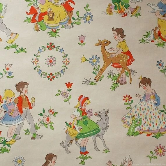 Seventies Childrens Wallpapers 50 Cm By FrauSvensson On Etsy, $9.00 ...