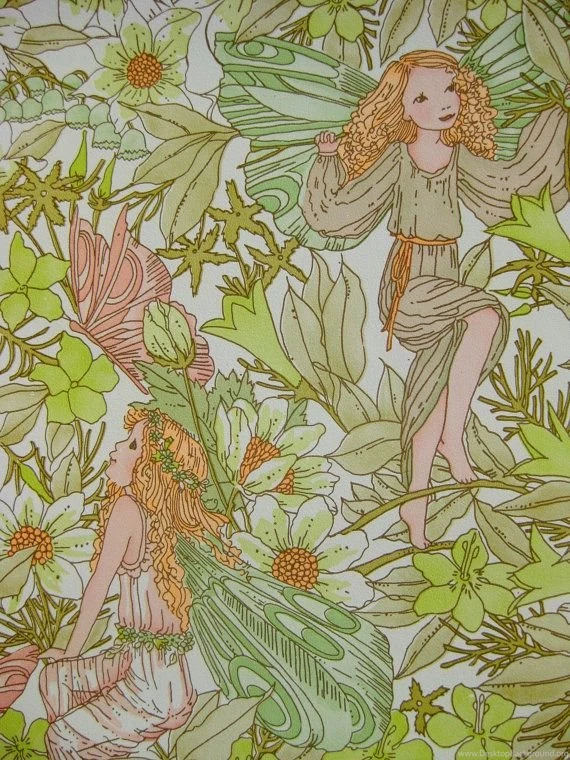 Elf And Fairies Wallpaper. Kr400.00, Via Etsy.