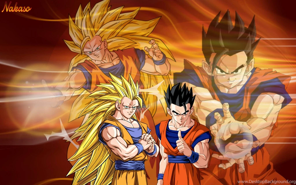 DBZ Goku SSJ3 And Ultimate Gohan By Nakaso On DeviantArt