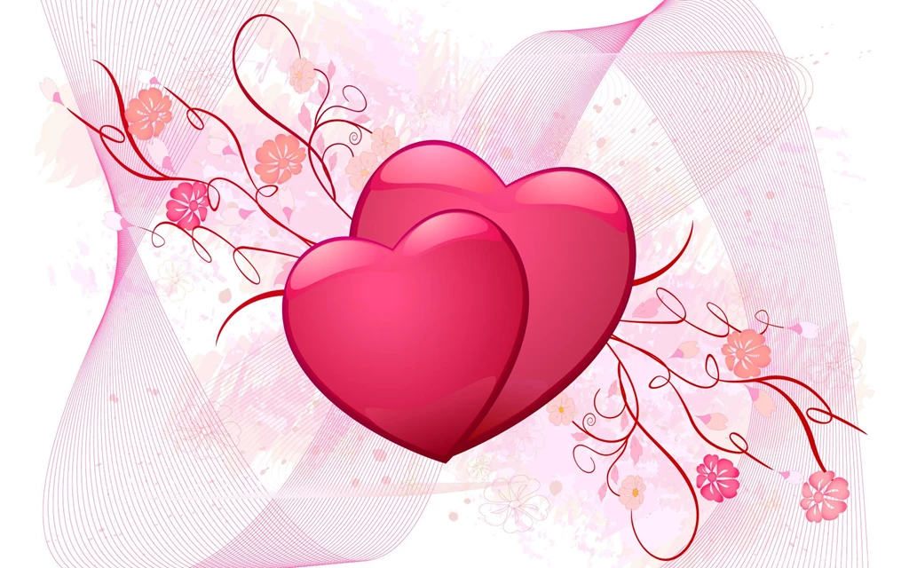 Pink Love Art Wallpapers Desktop