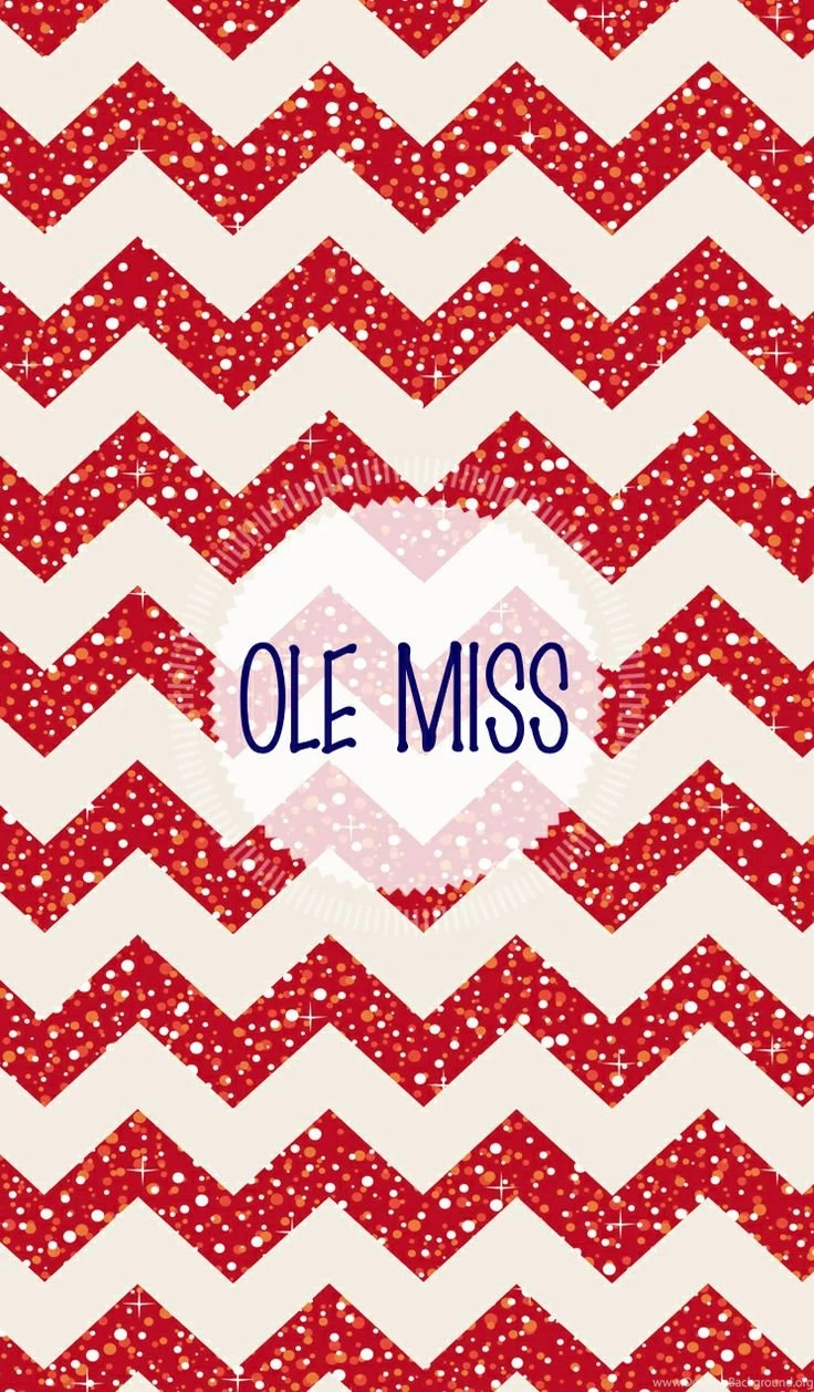 Ole Miss Glitter Chevron Red Iphone Wallpaper. Made With ...