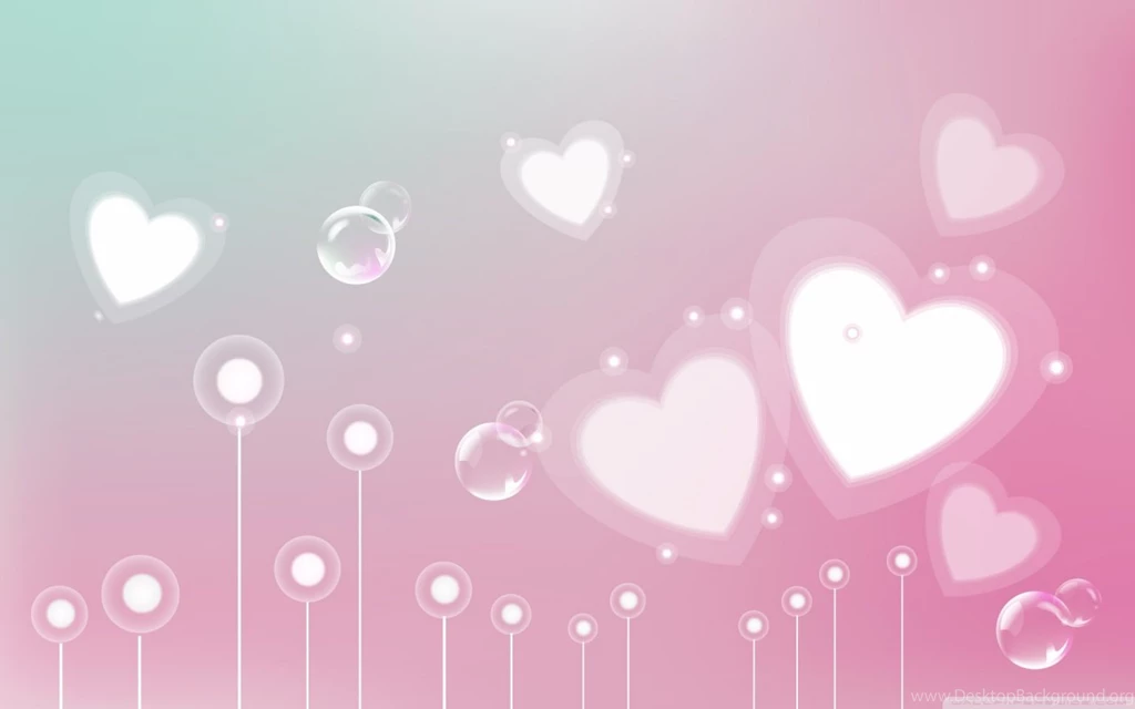 Pastel Valentine Hearts HD Desktop Wallpapers : High Definition ...