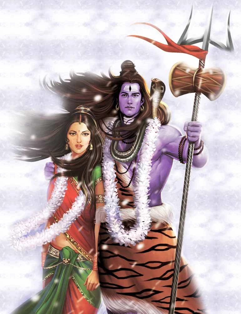 Lord Shiva And Parvati Full Hd Photos