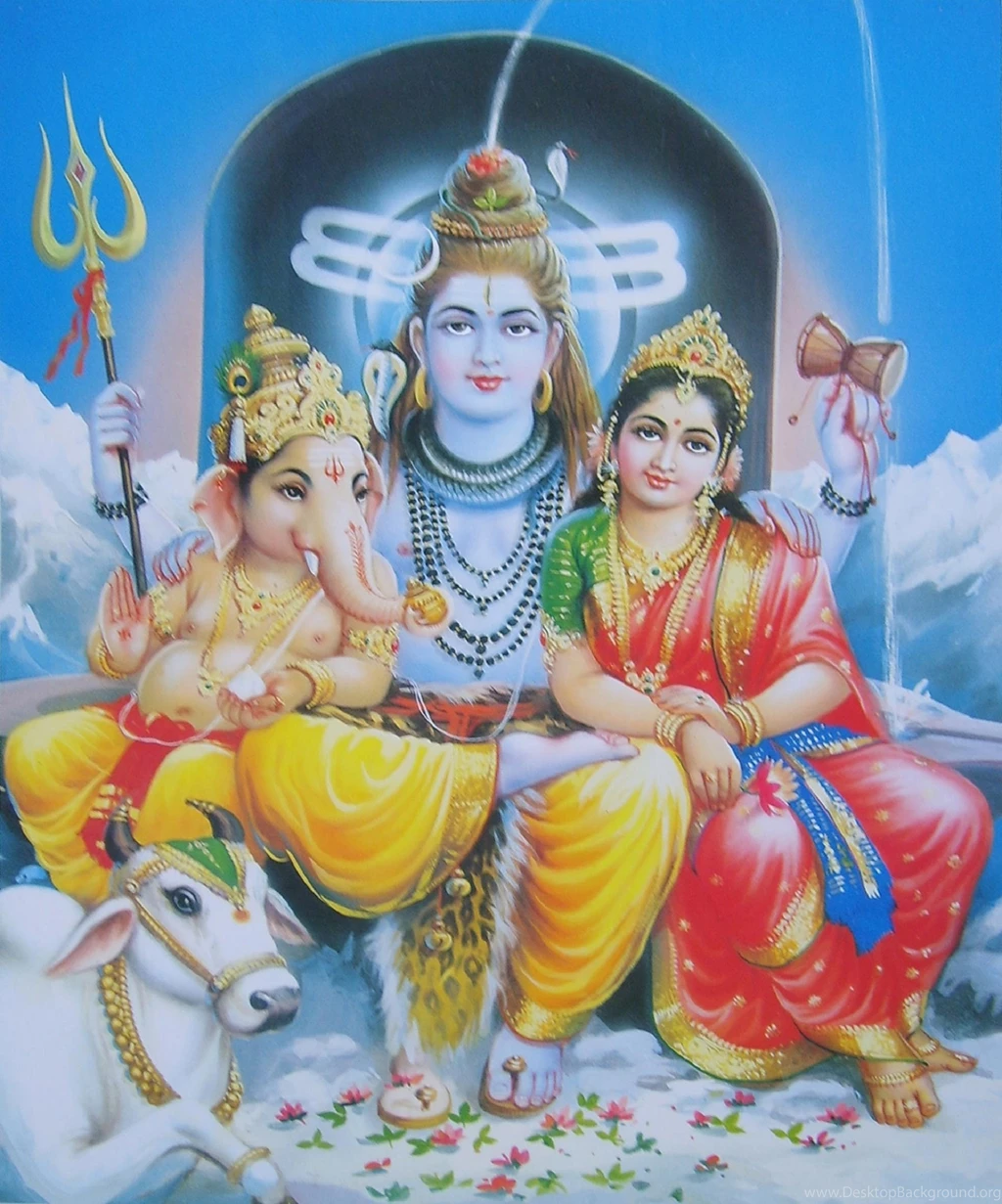 Lord Shiva Parvati And Ganesha Wallpapers