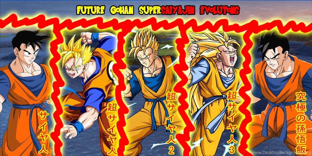 Future Gohan Supersaiyajin Evolutions By Gonzalossj3 On DeviantArt