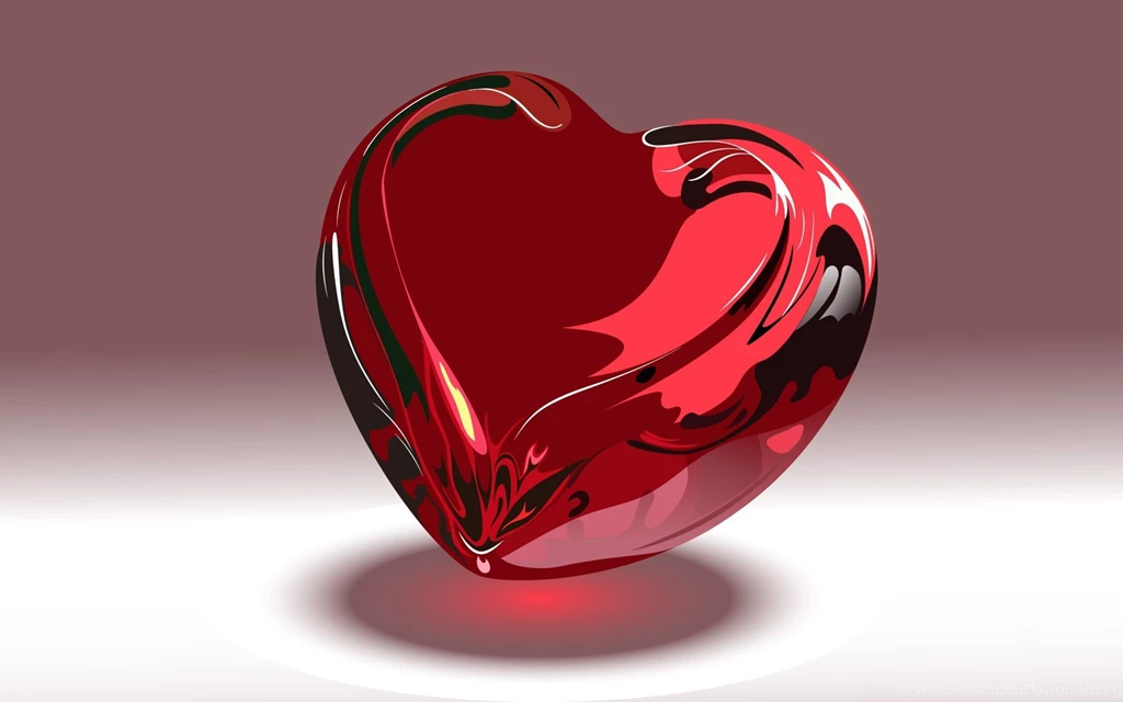 3D Valentine Hearts Wallpaper: Desktop HD Wallpapers Download ...