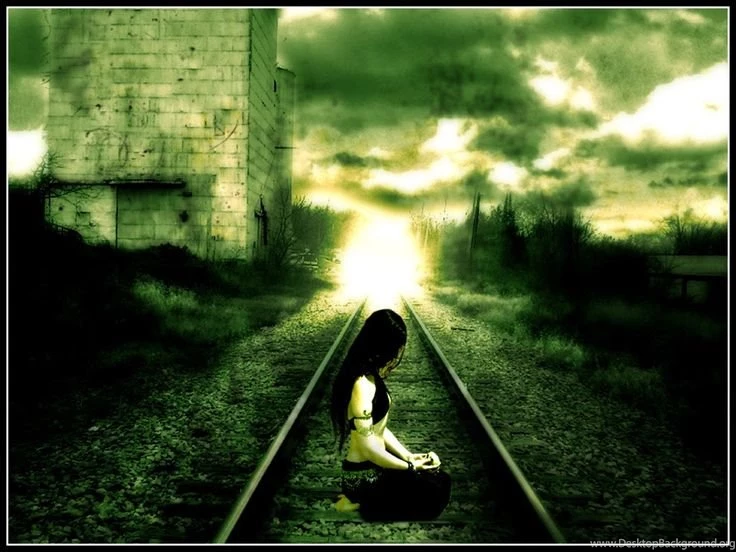 Stylish DP's And Covers For FaceBook: Alone Sad Girl Wallpapers ...