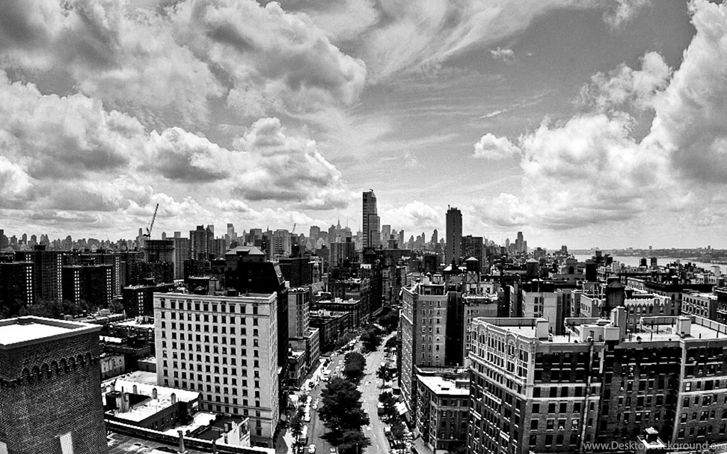 City Landscape Black And White Wallpapers