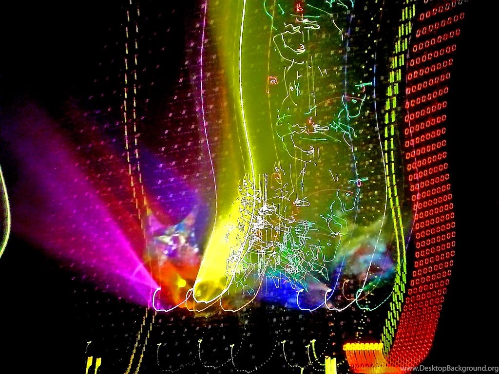 Wallpapers Lasers Green Laser Show 1024x768