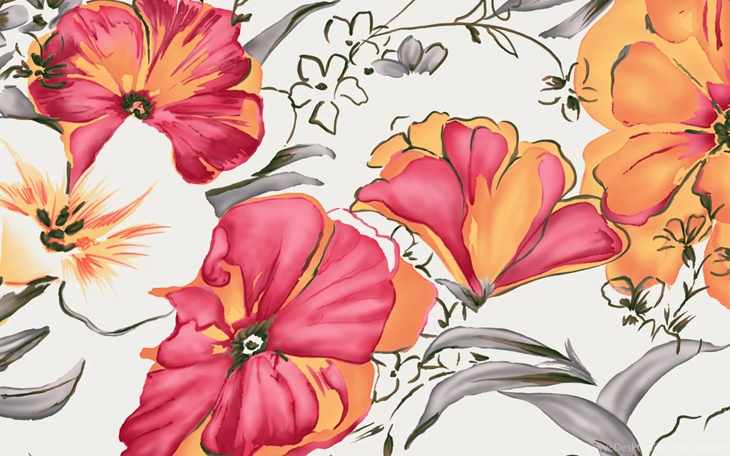 HD Flower Illustrations Design Floral Patterns Floral ...