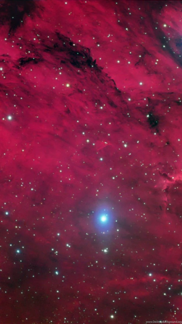 Red Nebula iPhone 5 Wallpapers