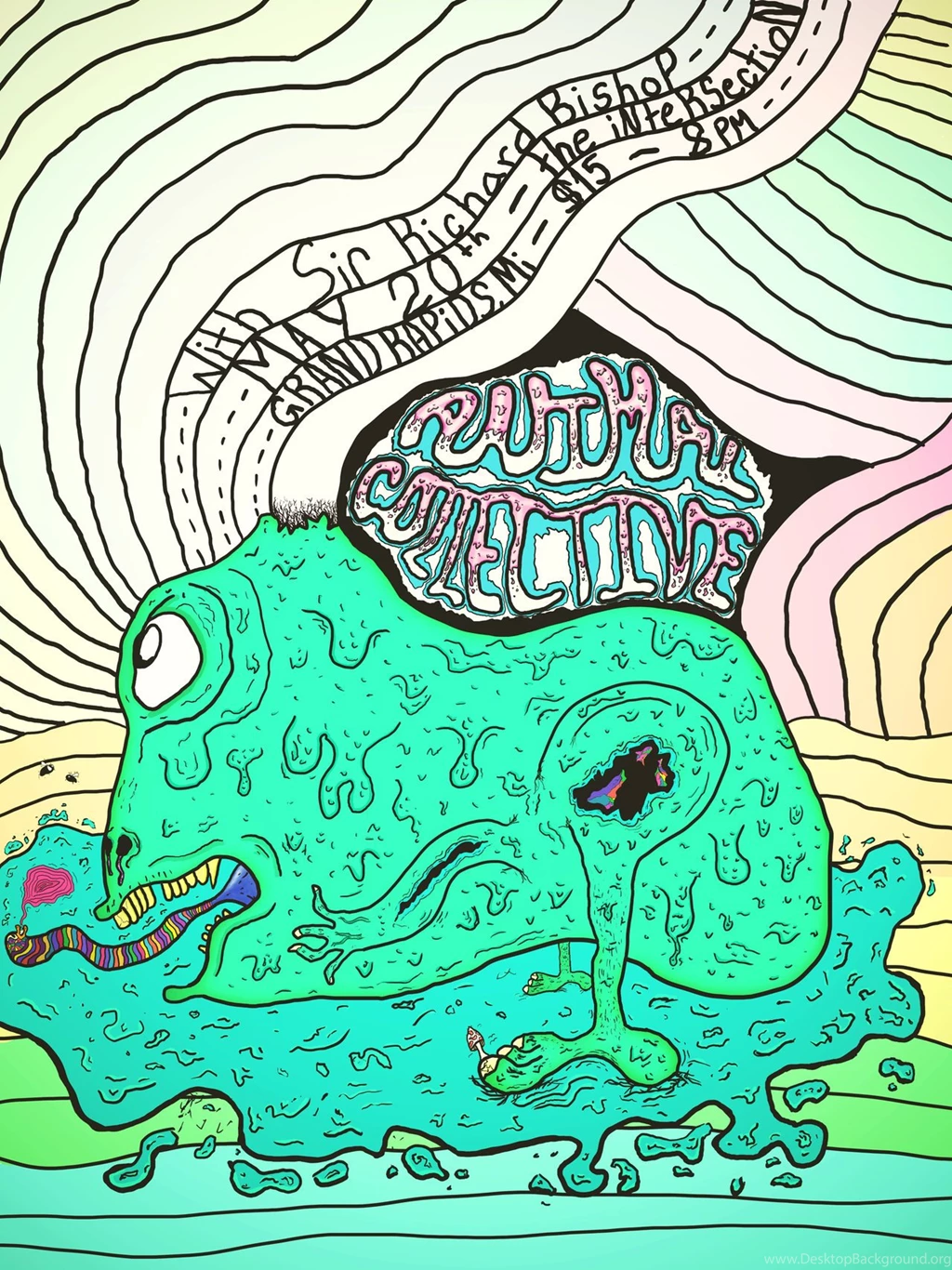 Animal Collective Gig Poster By Trosious On DeviantArt
