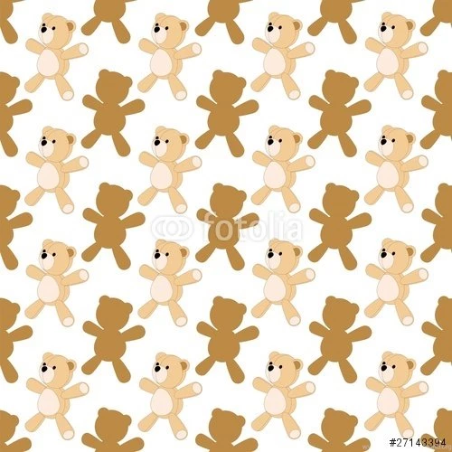 Orso Di Pezza Sfondo Peluche Teddy Bear Background Vector" Stock ...